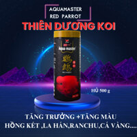 Thức ăn cá hồng két,la hán,ranchu,cá vàng Aquamaster RED PARROT giúp cá tăng trưởng và tăng màu