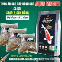 Thức ăn cá  Koi Aqua master STAPLE - thức ăn cao cấp cân bằng tăng trưởng dành cho cá KOI _ Kingkoifarm