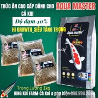 Thức ăn cá Koi Aqua master GROWTH - thức ăn cao cấp tăng trưởng dành cho cá KOI - Kingkoifarm