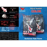 Thức ăn cá Koi Aquamaster túi 1kg size L/S