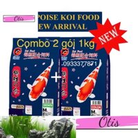 THỨC ĂN CÁ KOI HỖ TRỢ TĂNG TRỌNG PLUS 1kg SIZE M