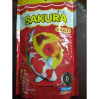 Thức Ăn Cá Sakura Gold Baby 500g ( Hạt 1mm) .