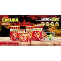 Thức ăn cá Sakura Gold - Cám cá Sakura Gold Túi 500gr 1kg, 2kg