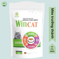 Thức Ăn Cao Cấp Dành Cho Mèo WinCat 3kg Vị Cá Biển- Sản Xuất Tại Việt Nam, Công nghệ Đức, Thức Ăn Cho Mèo Trưởng Thành