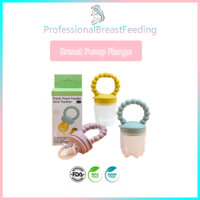 Thức ăn cho bé / Núm vú giả ăn trái cây Nibbler - Đồ chơi mọc răng cho trẻ sơ sinh Miếng dán cai sữa trong màu sắc thèm ăn | + Sắc silicon S & M & L