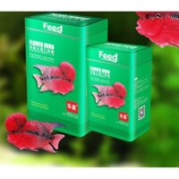 Thức ăn cho cá la hán lên mầu, hộp thiếc