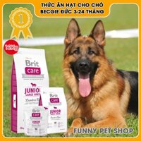 Thức Ăn Cho Chó Becgie Đức 3 - 24 Tháng | Brit Care Junior Large Breed Lamb & Rice