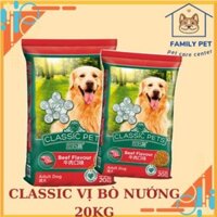 Thức Ăn Cho Chó Classic Pets Bao 20Kg Vị Bò Cho Chó Lớn