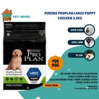 Thức ăn cho chó con bổ sung sữa non Colostrum - Vóc lớn Purina Pro Plan (Large Puppy) 2,5kg