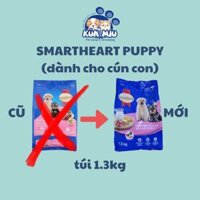 Thức ăn cho chó con dưới 1 tuổi Smartheart Puppy túi 1.3kg