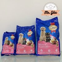 Thức Ăn Cho Chó Con Hạt Smartheart Puppy 1Kg5 Vị Bò Và Sữa