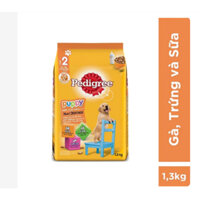 Thức ăn cho chó con Pedigree gà và trứng 1.3kg