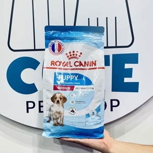 Thức ăn cho chó Con Royal Canin Medium Junior - 1 kg, dành cho chó 11-25kg và 1-12 tháng tuổi