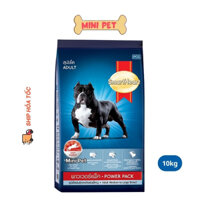Thức Ăn Cho Chó Hạt Smartheart Power Pack Dành Cho Chó Trưởng Thành Bao 10Kg - Thức Ăn Cho Chó - Mini Pet Shop