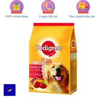 Thức ăn cho chó lớn dạng hạt Pedigree vị thịt bò & rau củ túi 3kg