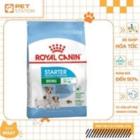 Thức ăn cho CHÓ MẸ & CHÓ CON KÍCH CỞ NHỎ BAO 8KG -ROYAL CANIN MINI STARTER MOTHER & BABYDOG 8KG - PET STATION