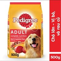 thức ăn cho chó pedigree gói 500g ( combo 3 gói )