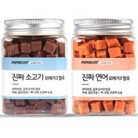 Thức ăn cho chó Pepperoni Real Omega-3, Thịt bò + Cá hồi, 180g, 1 Bộ