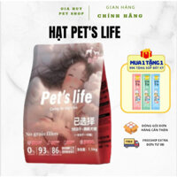 Thức ăn cho Chó Pet's Life, Công thức không độn ngũ cốc túi 1,5kg siêu Topping cho Chó - giahuypetshop