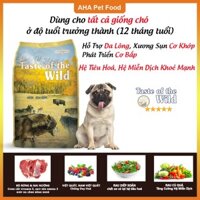 Thức Ăn Cho Chó Pug Taste Of The Wild Bao 500g - High Praire Bò Rừng, Nai, Trái Cây Rau Củ Quả