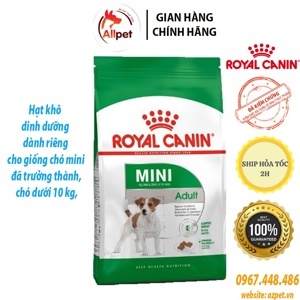 Thức ăn cho chó Royal Canin Mini Adult - 2 kg