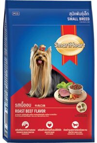 Thức ăn cho chó trưởng thành ( giống nhỏ ) vị thịt bò và rau củ Smartheart 400g