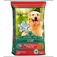 thức ăn chó Classic Pet bao xá (không chia gói) 20kg vị thịt bò