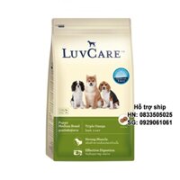 Thức ăn chó con giống vừa luvcare 2kg