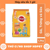 Thức ăn chó con Pedigree vị gà & trứng túi 1.3kg