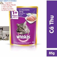 [Thức ăn cho mèo] combo 10 gói Pate whiskas 85g Vị Ngẫu Nhiên