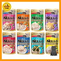 [THỨC ĂN CHO MÈO] Combo 10 Gói Pate NEKKO Đủ Vị