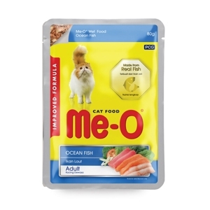 Thức ăn cho mèo con Me-O Kitten Ocean Fish - 400g, dành cho mèo dưới 1 năm