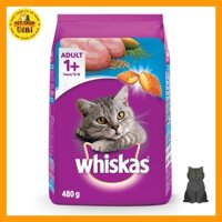[THỨC ĂN CHO MÈO] Hạt Khô WHISKAS 1.1KG & 1.2KG Vị Cá Ngừ, Cá Thu, Cá Biển Cho Mèo Trưởng Thành & Mèo Con