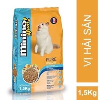 Thức ăn cho mèo Minino Yum Hải Sản 1.5kg