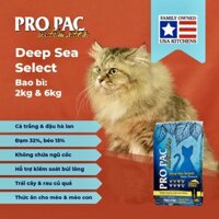 Thức ăn cho mèo mọi độ tuổi. PRO PAC ULTIMATES Deep Sea Select Indoor Formula - 2KG.