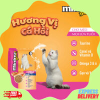 [THỨC ĂN CHO MÈO]  THỨC ĂN MININO YUM CHO MÈO VỊ CÁ HỒI - GÓI 1.5KG