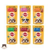 Thức ăn chó pate pedigree mix 6 túi 130g