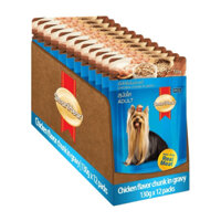 Thức ăn chó pate smartheart 12 gói 130g