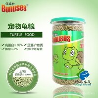 Thức ăn cho rùa Pona Pet 200g, thức ăn cho rùa thủy sinh, thức ăn dạng dải nổi, thức ăn viên dài màu xanh lá cây
