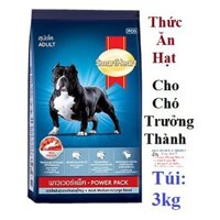 THỨC ĂN DẠNG HẠT CHO CHÓ SmartHeart Adult Dog Power Pack Túi 3kg Xuất xứ Thái Lan - Pet shop Uytinpro