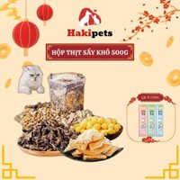 Thức ăn đông khô cho mèo, Hỗn Hợp Thịt Cá Sấy Lạnh Đông Khô, Bổ Sung Dinh Dưỡng, Tăng Cân Cho Chó Mèo