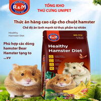 Thức ăn hãng R&M cho chuột hamster Bear Syrian ngũ cốc bổ sung trái cây rau củ thảo mộc, Đồ ăn cho sóc giàu dinh dưỡng.