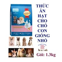 Thức ăn hạt cho Cho con giống nhỏ Smartheart Small Breed Puppy Gói 1.3kg Xuất xứ Thái Lan Bổ sung dinh dưỡng hoàn chỉnh