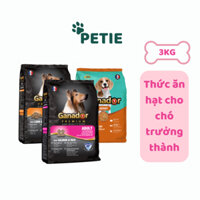 Thức ăn hạt cho chó Ganador nhiều vị gói 3KG, Hạt cho chó con và chó trưởng thành - Petie