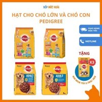 Thức Ăn Hạt Cho Chó Lớn Và Chó Con Pedigree - Thức ăn khô cho chó vị gà trứng sữa, bò và rau củ - Dinh dưỡng, khỏe mạnh