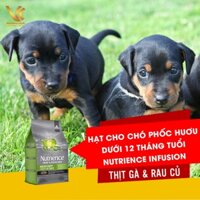 Thức Ăn Hạt Cho Chó Phốc Huơu Con Từ 1 Đến 12 Tháng Tuổi|Nutrience Infusion Vị Thịt Gà & Rau Củ | VC Pet Shop