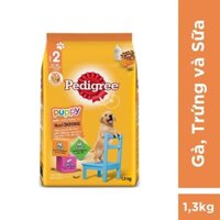 Thức ăn hạt chó con Pedigree vị gà & trứng sữa 1.3kg ( túi)