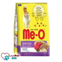 Thức ăn hạt cho mèo lớn Me-O 1.2kg nhiều mùi, cám mèo Me-O - Love Pet