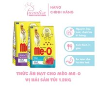 Thức Ăn Hạt Cho Mèo Me-O Vị Hải Sản Bổ Sung Canxi Cải Thiện Thị Giác Phát Triển Trí Não Tốt 1.2kg - Paradise Dog&Cat