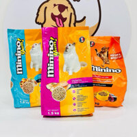 Thức Ăn Hạt Cho Mèo Minino Hải sản Cá Hồi Cá Ngừ Túi 1,5kg cho mèo siêu ngon siêu nhiều đạm (mèo mọi lứa tuổi)